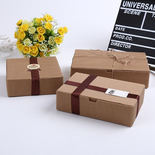 

50 pcs corrugated kraft paper box jewel gift soap box paper packaging gift box,wedding handmade food package