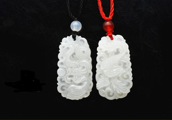 

natural white jade pendant sabrina (oval). necklace pendant, Silver