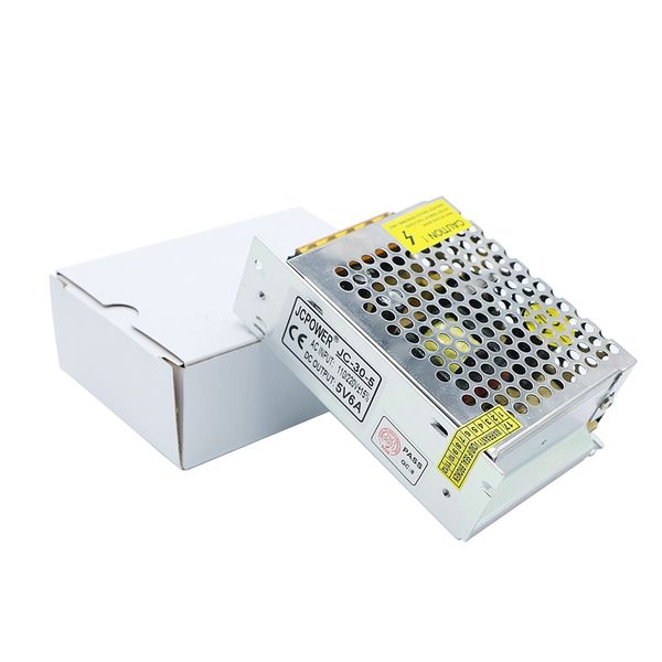 Alimentatore a commutazione 5V 6A 30W Alimentatore a corrente costante Trasformatore di illuminazione AC 110 220V per striscia LED WS2812B