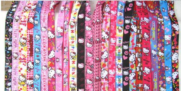 

wholesale 50pcs random mix cartoon character kitty cat neck lanyard straps for mp3/4 cell phone ds lite ing