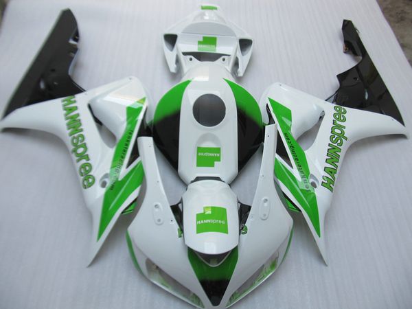 

injection molding selling fairing kit for honda cbr1000rr 06 07 white green fairings set cbr1000rr 2006 2007 ot14