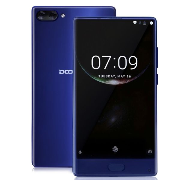 

Doogee mix mobile phone 5 5 inch hd helio p25 octa core 4gb 6gb ram 64gb rom 8mp 16mp dual rear cam fingerprint bezel le phone