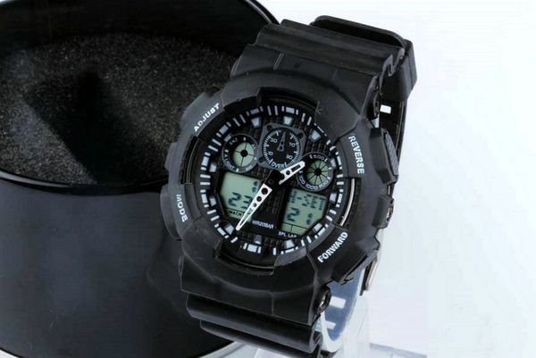 

Новые мужские спортивные часы relogio GWG с коробкой, светодиодные наручные часы с хро