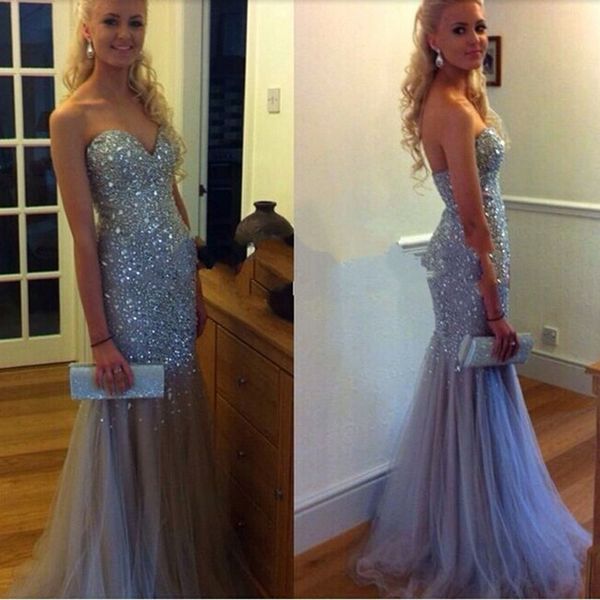 

new arrival sweetheart sleeveless evening dress beaded tulle long formal party gown custom made plus size, Black;red