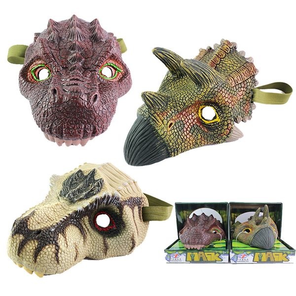 

моделирование динозавр маска игрушка модель хэллоуин акробатика игрушки тираннозавр рекс дракон маска головоломки игрушки