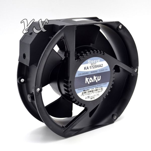 KAKU KA1725HA2 AC 220/240V 0.20/0.17 A 2-контактный разъем 172X172x51 сервер квадратный вентилятор охлаждения