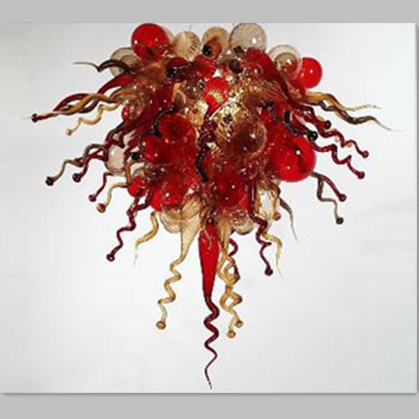 

2019 new design led christmas lights for living room decoration blown glass chandelier ac 110-240v led