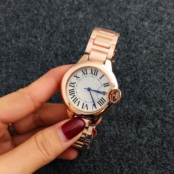 

модные женские кварцевые часы rome word dial style watches роскошное платье дизайнерской моды steel strip кварцевые часы оптом, Slivery;brown