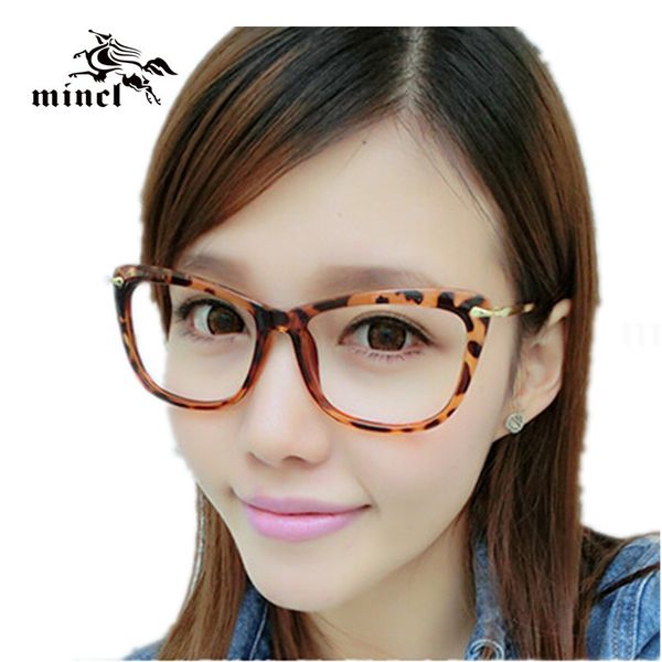 

wholesale- vintage ultra-light glasses cat-eye leopard print mirror finished product myopia eyeglasses frame female big box butterfly, Silver