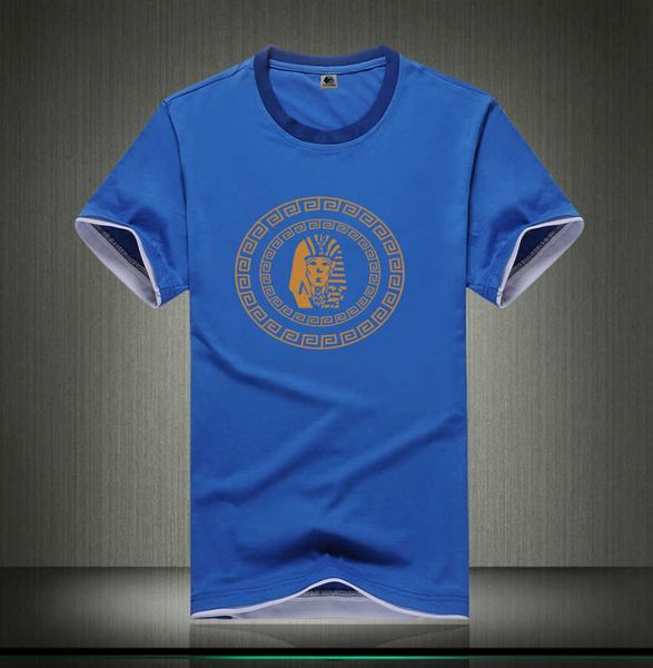 

u942# s-5xl fashion last kings hip hop t shirt o-neck breathable cotton men short, White;black