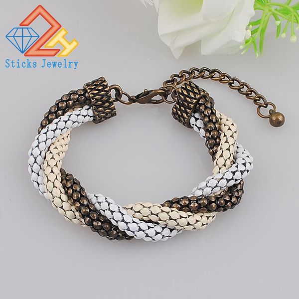 

new listing painting and plating bangle / bracelet chain ing, Black