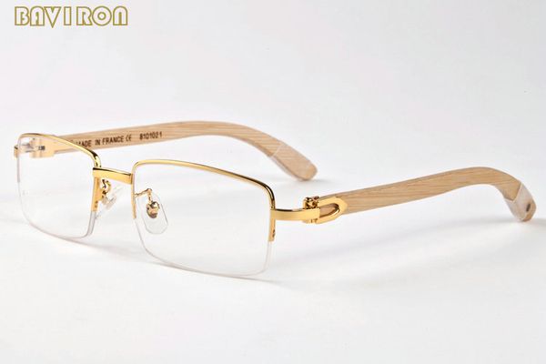 

2020 fashion mens sunglasses for women man unisex wood legs semi rimless vintage retro buffalo horn sun glasses lunettes gafas de soleil