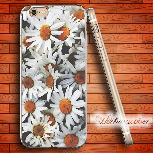 

capa daisy soft clear tpu case for iphone 7 6 6s plus 5s se 5 5c 4s 4 case silicone cover