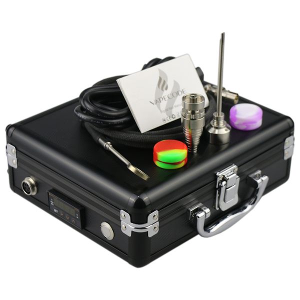 

VAPECODE ногтей алюминиевого сплава коробка электрический D E dab ногтей комплект с Gr2 титана ногтей для стекла бонг травяной воск контроля температуры коробка