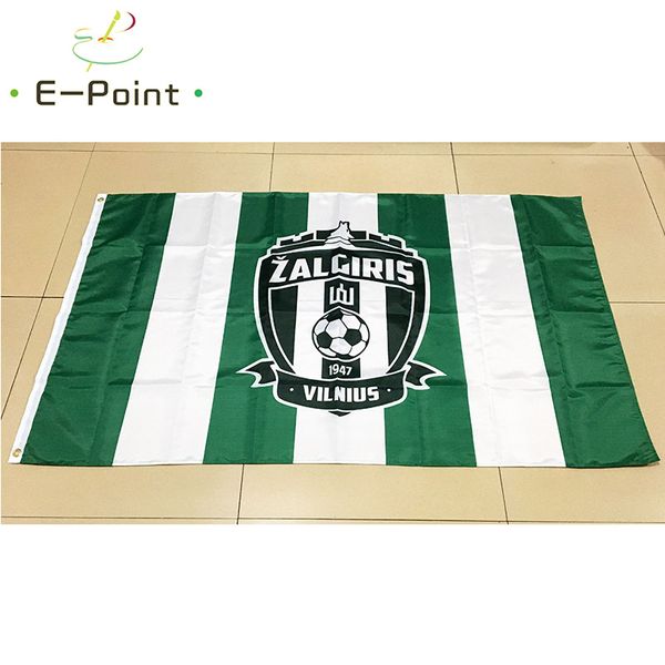 

Литва футбольный клуб FK Zalgiris тип B 3*5ft (90 * 150cm) полиэстер флаг баннер украшения летающий дом сад флаг праздничные подарки
