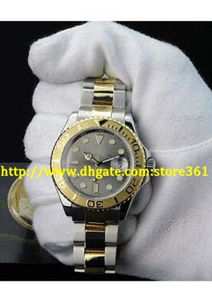 

store361 new arrive watches 40mm 18kt gold stainless steel slate dial 16623, Slivery;brown