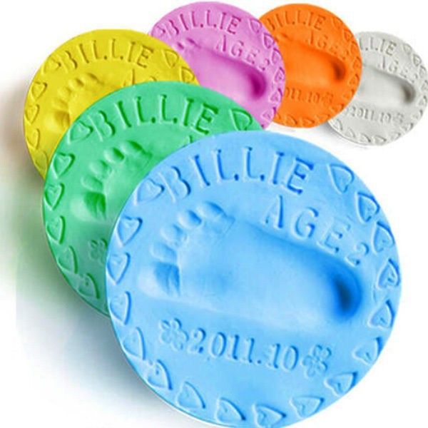 

baby hand inkpad super light soft clay children educational toys 24 colors plasticine ia646