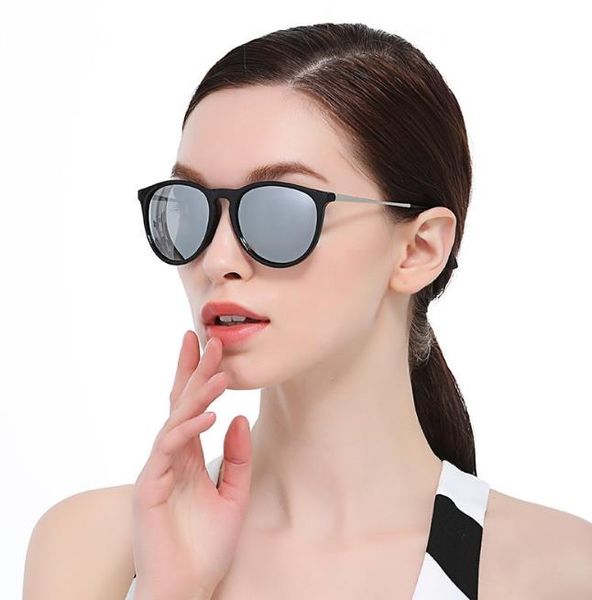 

new disign with box fashion color film sunglasses, ray polarizing glass beach supplies uv protective eyewear, hign quality, White;black