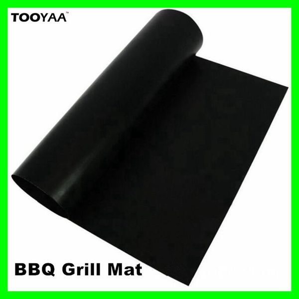 

portable bbq grill roast mat barbecue grilling liner reusable non-stick kitchen baking oven mats clean outdoor picnic cooking mats