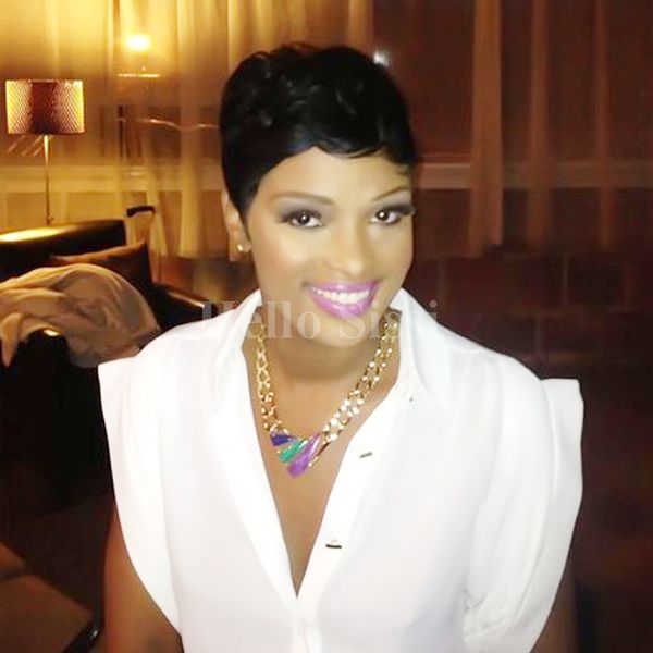 New Human Hair Wig Short Pixie Cut Wig Ladies Black Short Cut Wigs