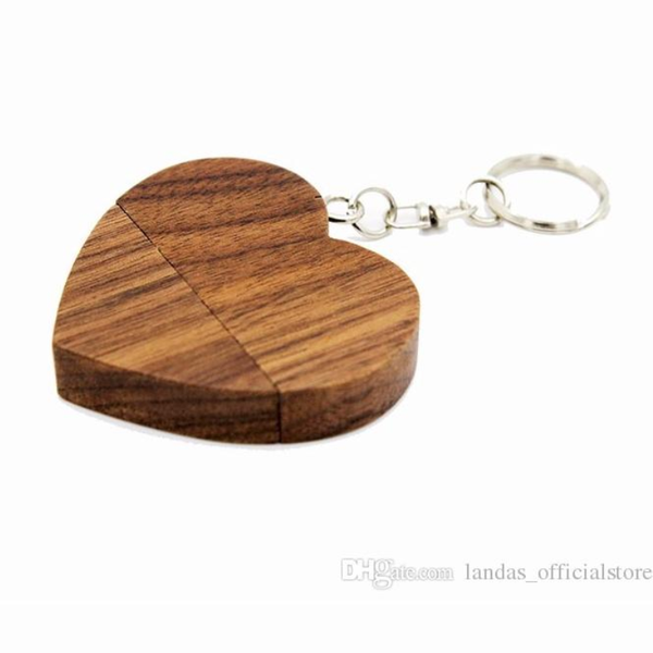 

мода деревянный usb диск 8 гб 16 гб в форме сердца ручка диск u памяти для бизнеса или свадебный подарок