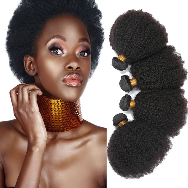 8a Grade 4b 4c Brazilian Virgin Hair Afro Kinky Curly Weave Human