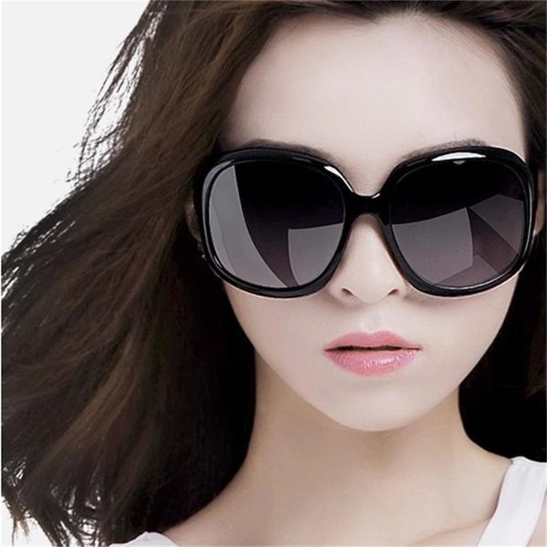 

wholesale- vintage big round black hd sunglasses oversized women 2017 uv400 of spectacles for driving kly20368, White;black