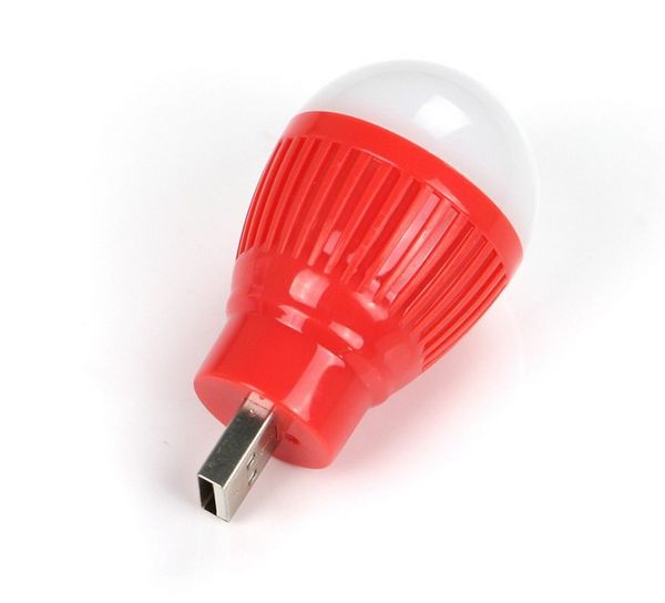 Оптовая USB-малая лампочка, цвет, мини, беспроводной компьютер, мобильная мощность, аварийная лампа, светодиодные энергетические гаджеты