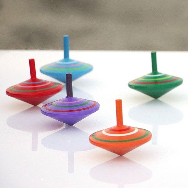 wooden spinner toy