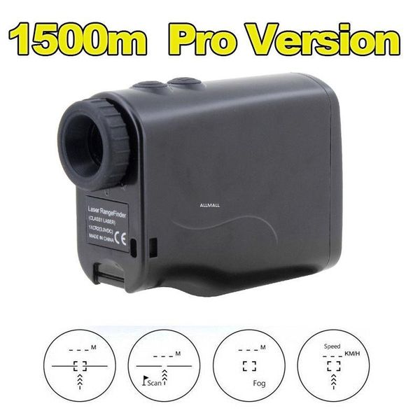 Freeshipping Pro Version 5-1500M Laser-Entfernungsmesser Geschwindigkeitsmesser 6X Teleskop Monokular Golfball-Entfernungsmesser Tester