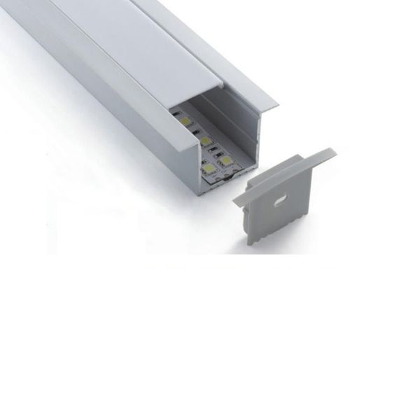 

100 x 1m sets/lot recessed wall aluminum profile led and 35mm deep t profile channel for ceiling or wall lights