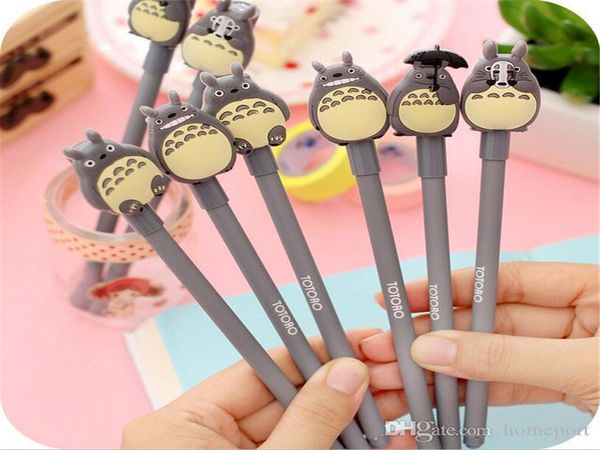 

stationery 0.5mm black ink gel pens kawaii cartoon cat sign pen school&office supplies