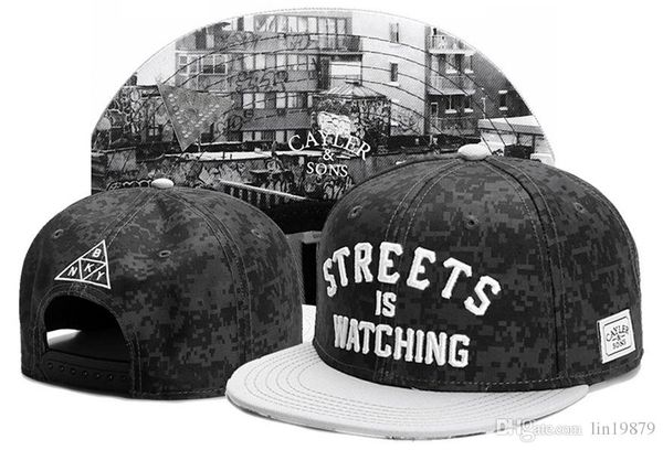 

2017 Новые поступления хлопок Cayler Sons STREETES смотрит Bkny Snapback шляпы повседневная Gorras сп