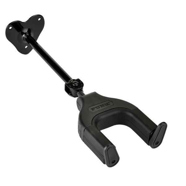 

guitar long hanger guitar wall hook with auto lock can shake pole -black
