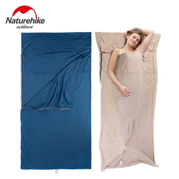 

wholesale- naturehike portable ultra-light cotton widened outdoor liner winter splicing double sleeping bags resting travelling camping