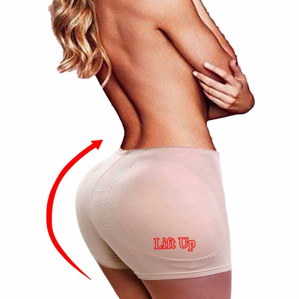 

wholesale- enhancer pads butt lift tummy control panties buttock shorts bum lifter body shaper booty lifter women shapewear knickers, Black;white