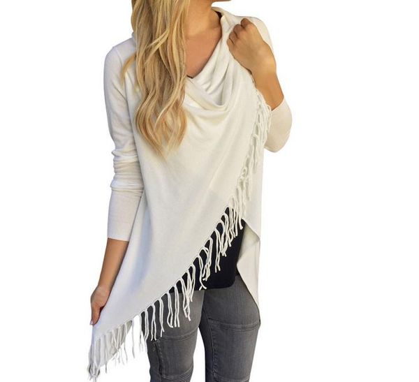 

t-shirt women's dresses women new womens tank for t shirts fringe tassel clothes cardigan for women oougu, Black