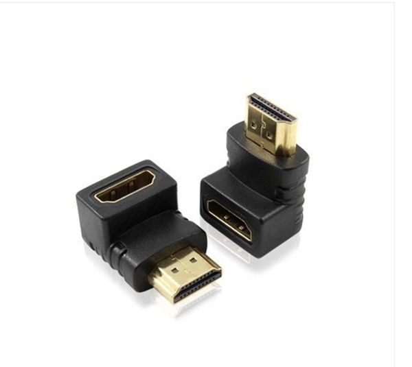 

HDMI 1.4 Угловая Тип HDMI К HDMI мужчин и женщин 90 270 градусов вращающийся разъем адаптера