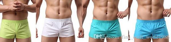 

new arrivals mens boxers briefs underwear lingerie panties underpants low-waist cotton blends casual 6 colors ec30 ing, Black;white