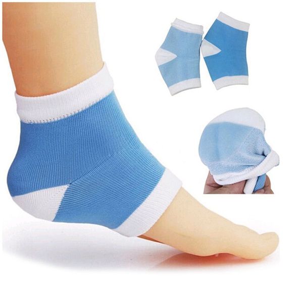 

gel heel socks moisturing spa soft silicone socks women men gel pad feet care cracked foot dry hard skin protector za2779