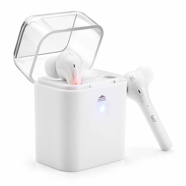 

2018 New iFun 7 Twins TWS Bluetooth Wireless Earphone Earbuds with Charging Box for iPhone 7 8 for iPhone X Air Pods Samsung Huawei Xiaomi