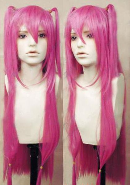 

new cosplay clannad long rose straight wig 100cm, Black;brown