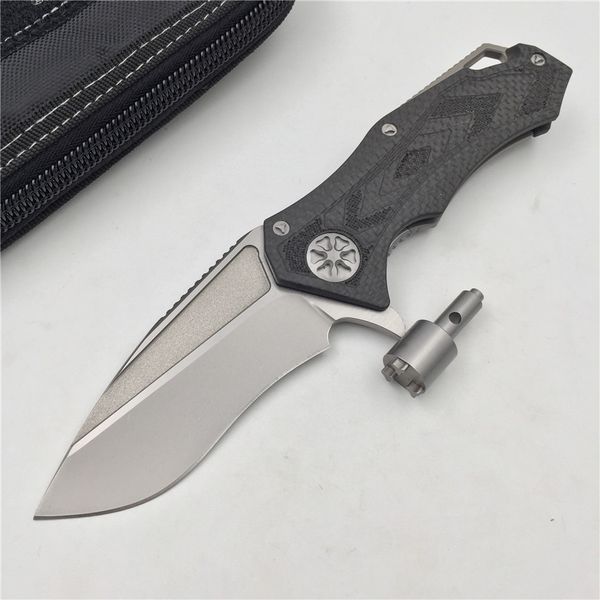 

High Quality Star Jazz DAIDO D2 Blade Carbon Fiber Handle Ball Bearing Flip Tactical Folding Knife Outdoor Camping Knife EDC Tools