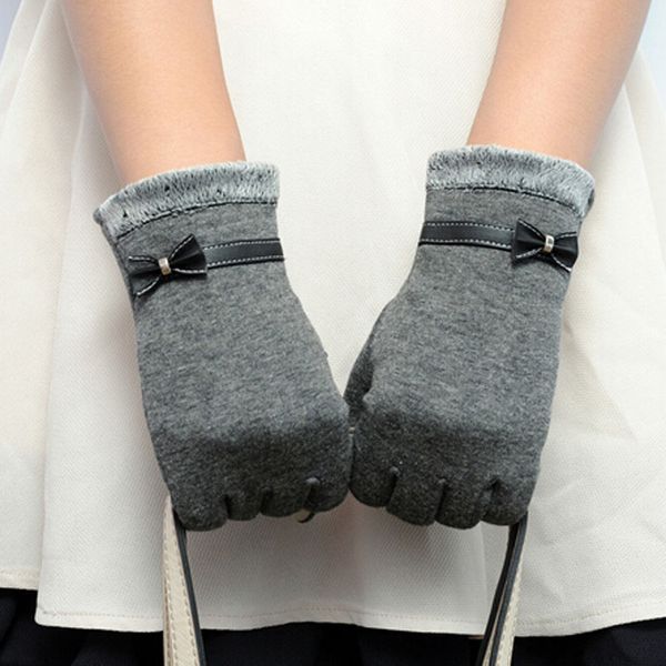 

wholesale- beautiful women fashion winter warm gloves touching screen sport gloves mittens gray est, Blue;gray