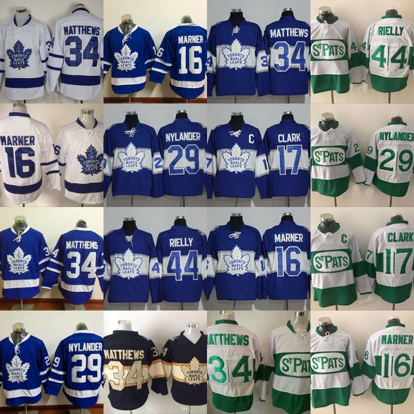 

2017 Toronto Maple Leafs Hockey Jerseys 16 Mitchell Marner 34 Auston Matthews #29 William Nylander #17 Wendel Clark #44 Morgan Rielly Jersey