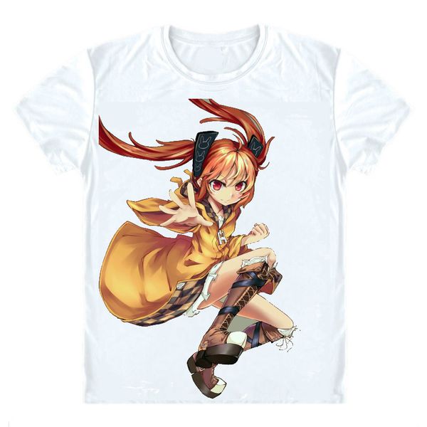 

anime shirt black bullet burakku buretto t-shirts multi-style short cursed child enju aihara cosplay motivs shirts tee-style126-no02, White;black