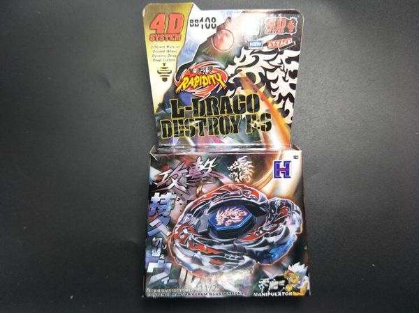 L-Drago Destroy (деструктор) Metal Fury 4D Beyblade BB108 B148 - продавец из США! (Только Beyblade) без запуска