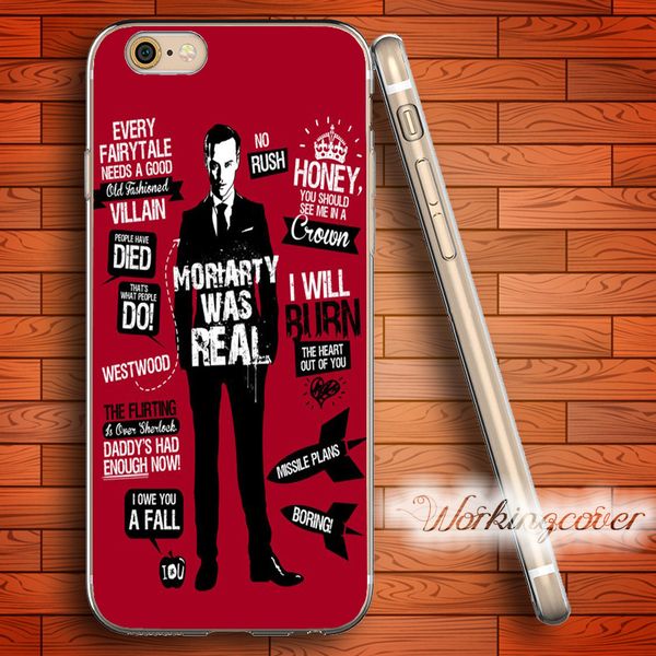 

capa sherlock quotes soft clear tpu case for iphone 6 6s 7 plus 5s se 5 5c 4s 4 case silicone cover