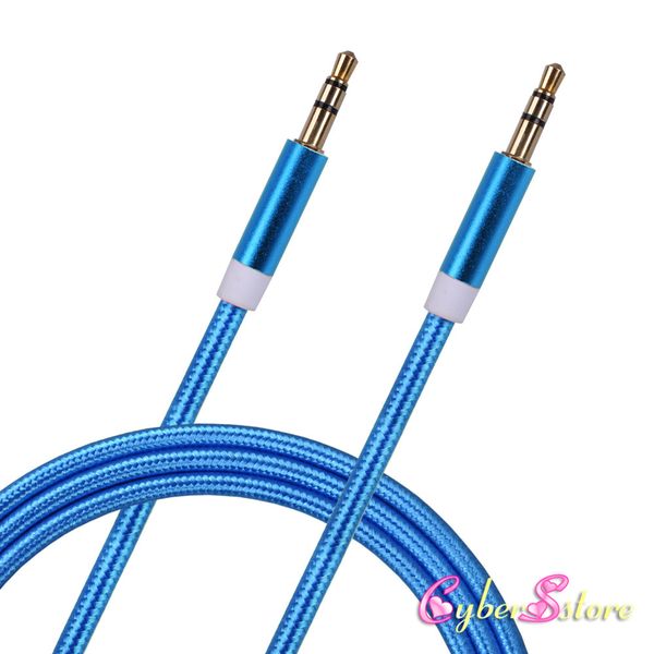 

3.5mm Aux Extened Plug Audio Cable Male to Male Extension Stereo For Car MP3 cell phone Speaker Colorful For Car phone Audio