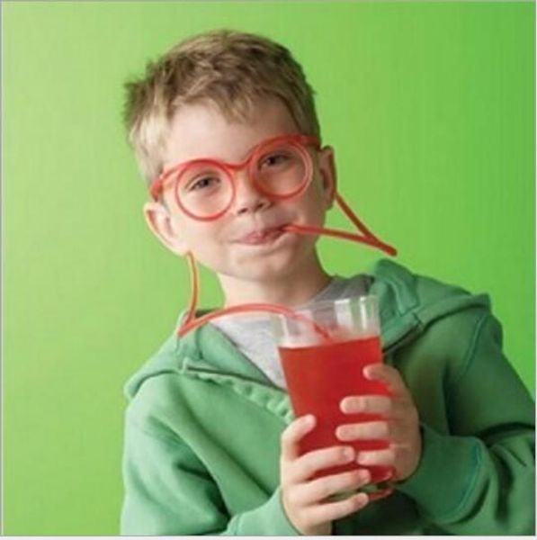 

экологически чистые солнечные очки соломинкой смешные дети красочные мягкие очки diy соломы unique гибкая питьевой солнцезащитные очки tube